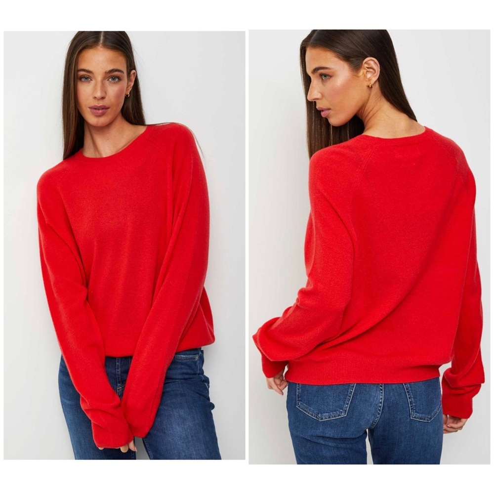 Colorush Chan Chan Cashmere Jumper Sweater Red Size 0 (XS)